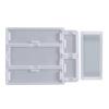 DIY Domino Storage Box Epoxy Resin Mold Container Casting Silicone Mould Crafts Making Tools Rectangular Resin Molds