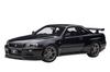 AUTOart Nissan Skyline V Spec II Black Pearl Finished Product 77407 1/18 GT-R (R34)