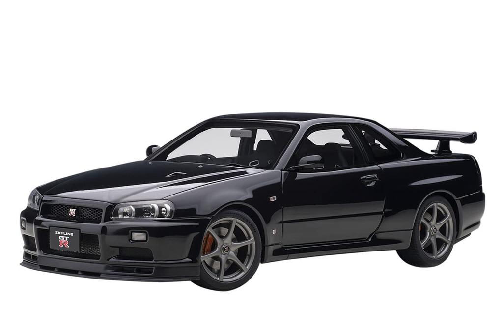 AUTOart Nissan Skyline V Spec II Black Pearl Finished Product 77407 1/18 GT-R (R34)