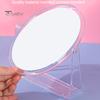 Зеркало для макияжа с увеличением 1/5/7X, двухстороннее, вращающееся на 360 градусов, портативное, круглое, акриловое, настольное, с увеличением, для мужчин и женщин