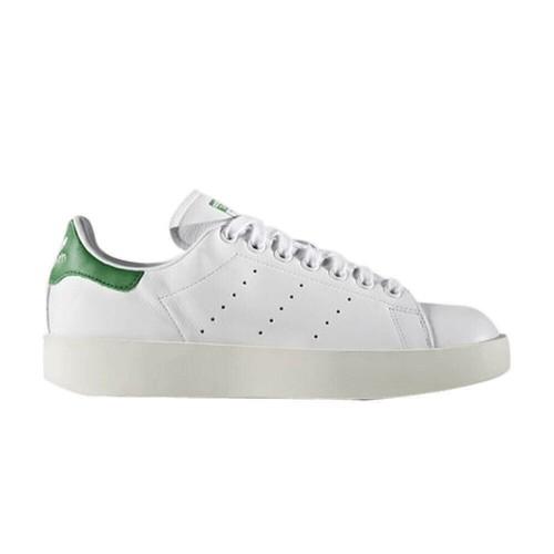 Adidas Женские кроссовки Stan Smith Bold 'Белый Зеленый' S32266