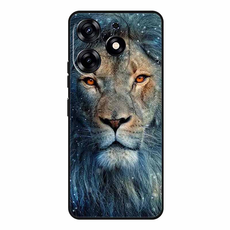 Милые Животные Мягкий Силиконовый TPU Чехол для Телефона Tecno Spark 20 Pro - Легкий и Ударопоглощающий Защитный Задний Чехол