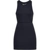 Elastic Quick-Dry Breathable Casual Sports Back Hollow Sleeveless Dress Women Dresses Black 1329139-001