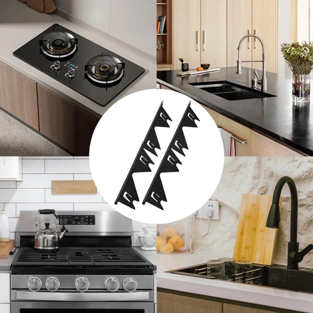 1/2 Pack Stainless Steel Stove Counter Gap Cover Heat Resistant Stove Top Protectors Restaurant