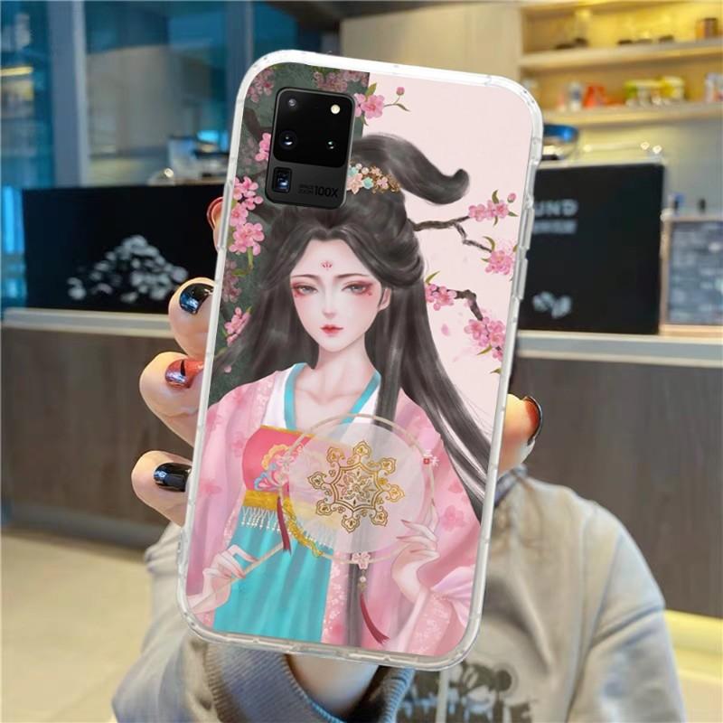 Чехол для телефона Древняя Красота для Samsung Galaxy S10 S21 S22 Plus Ultra A91 A51 A21S A12 Прозрачная накладка на телефон
