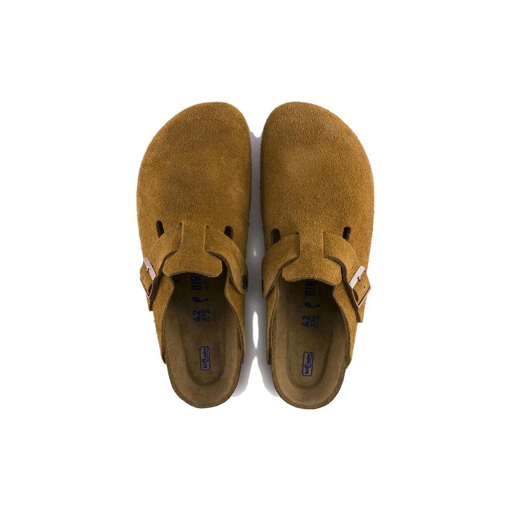 Бостон Birkenstock Мягкая стелька Замша Узкий 'Норка' 1009543