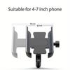 Aluminum Alloy Motorcycle Bike Bicycle Phone Holder for 4-7Inch Smartphone GPS 20-30mm Handlebar Mount Accessories 360° Rotation