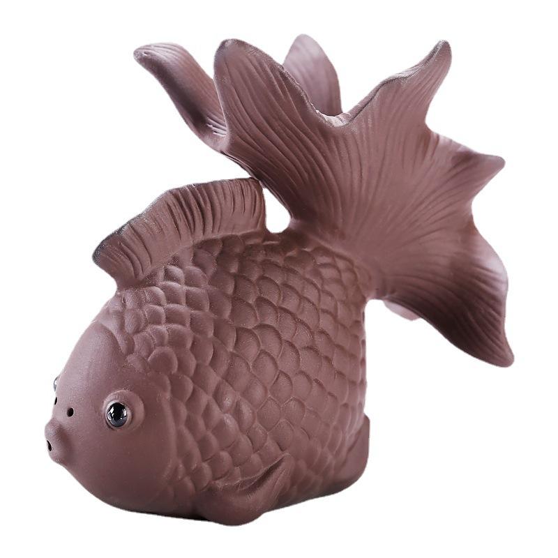 1 шт. Чайное сокровище Фиолетовый песок Чай Игра с Pixiu Золотая жаба Чай Домашнее животное Украшение ручной работы Привлечение богатства