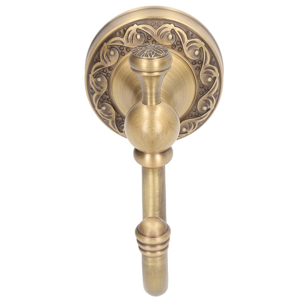 Robe Hook Copper Stainless Steel Antique Style Easy Installation Wall Mounted Coat Hook for