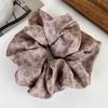 Printed Scrunchies Elastic Hair Bands Women Girls Vintage Hair Rope Ties Headbands Hair Accessories Ponytail Holder Rubber Bands