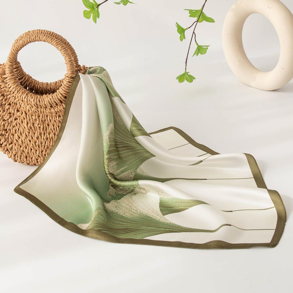 Новый весенний стиль шелковый шарф Mulberry маленький квадратный шарф шелковый высококачественный принт модный универсальный шарф