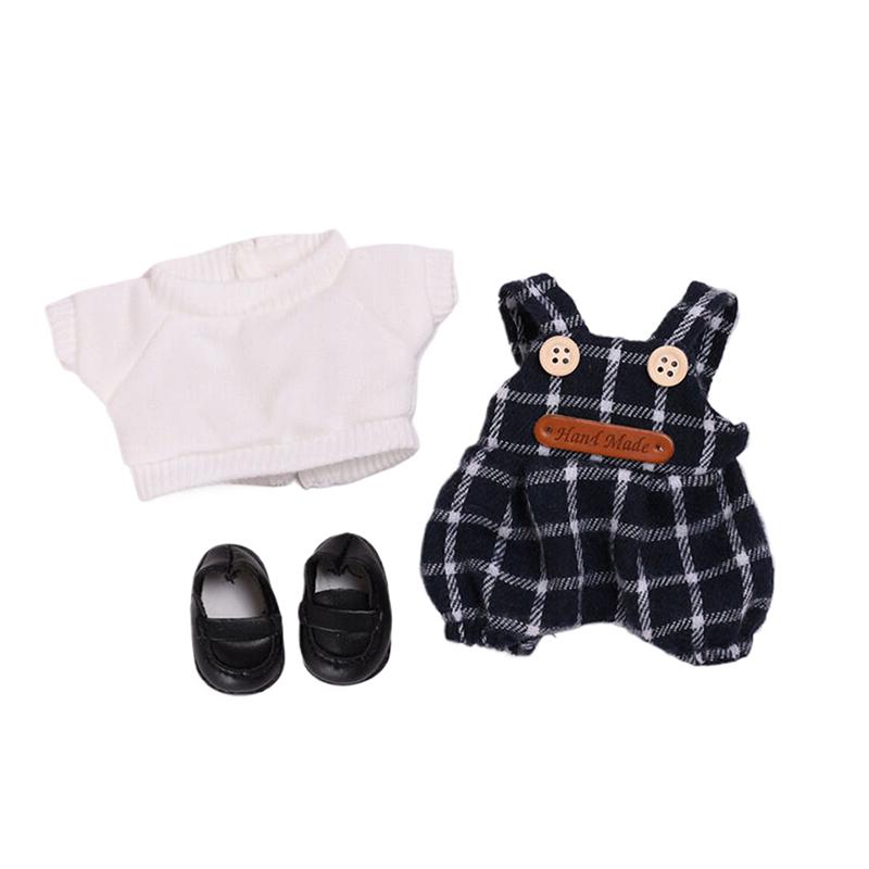 17 см мини плюшевая кукольная одежда аксессуары для одежды Labubu одежда для кукол Time To Chill