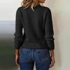 Women's Fashion Casual Loose Pullover Solid Color Round Neck Long Sleeve Knit Sweater