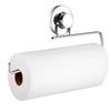 Poywaze Kitchen Paper Holder with Suction Cups, One-Hand Tear, Stainless Steel, Towel Rack, Refrigerator, Kitchen Storage, Compatible with Large Overs