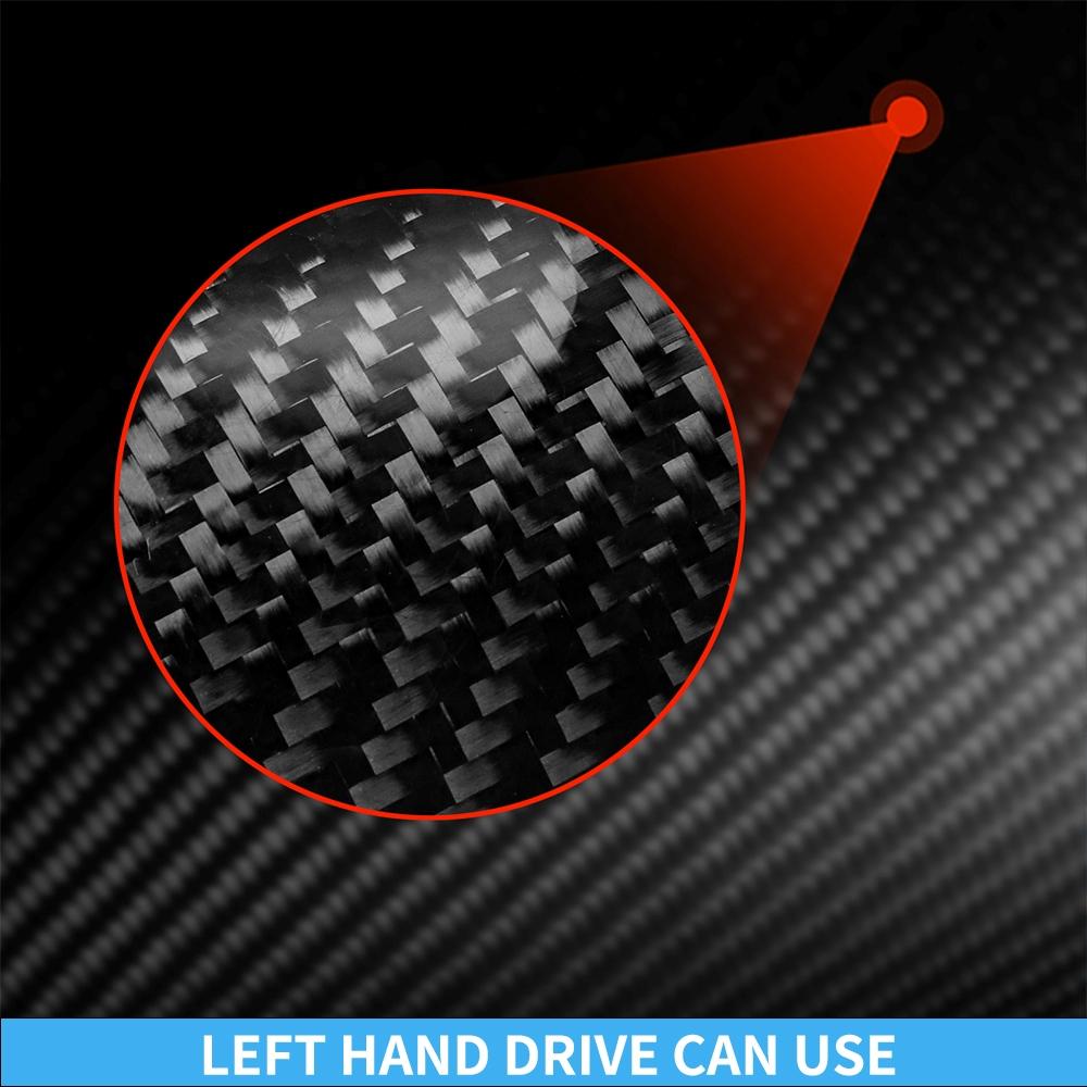 Real Carbon Fiber Car Accessories Speedometer Trim Cover Soft Sticker For Mercedes-Benz W166 GLE/GLS 2016 2017 2018