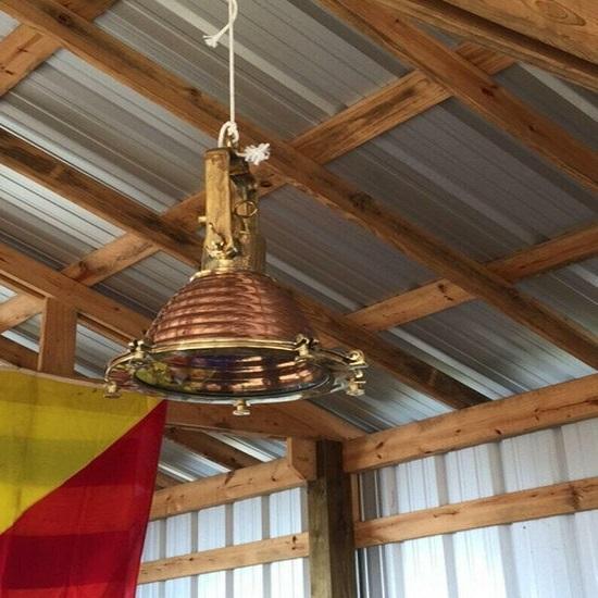 Морской кулон Beehive Fox Spot Light Медь, латунь Wiska