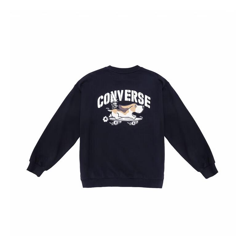 Converse Унисекс повседневная толстовка с круглым вырезом