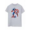 Captain America Womens/Ladies The First Avenger Boyfriend T-Shirt