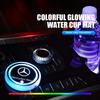 AABED1 7 Color LED Car Cup Holder Light Luminous Coaster Water Cup Pad Accessories For Benz CITAN VITO SPRINTER CLS SLK Sport ML C200