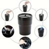 1PC Black Car Mini Pen Holder Box Coin Boxes Mount Trash Bin Auto Holders Cup Mounts Car Auto Multifunctional Accessories
