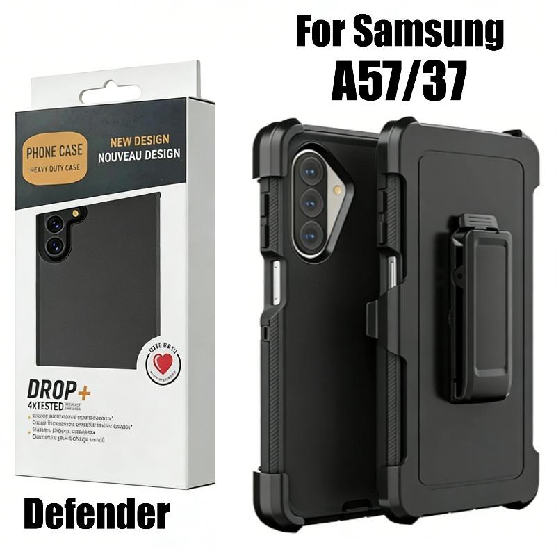 Противоударный чехол-кейс Ott Armor Box для Samsung Galaxy A57 A37 A17 A07 A16 A36 A56 A15 A35 A55 A05 A14 A34 A54 A33 A53 с клипсой