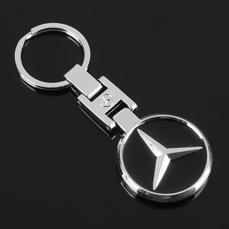 GLC GLB 3D Металлический Значок Benz Брелок Брелок Эмблема Автоаксессуары Для Mercedes Benz AMG W206 W220 W212 W201 W210 W108 W168 W2