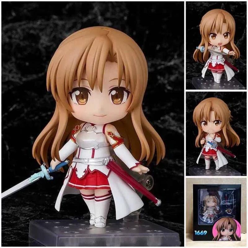 В наличии Nendoroid 1669 Sword Art Online Асуна 2.0 Специальная версия с бонусом ПВХ Фигурка Коллекционная Аниме Украшение Сюрприз Подарок