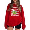 Women's Fashion Casual Print Casual Long Sleeve Round Neck Sweatshirt Top