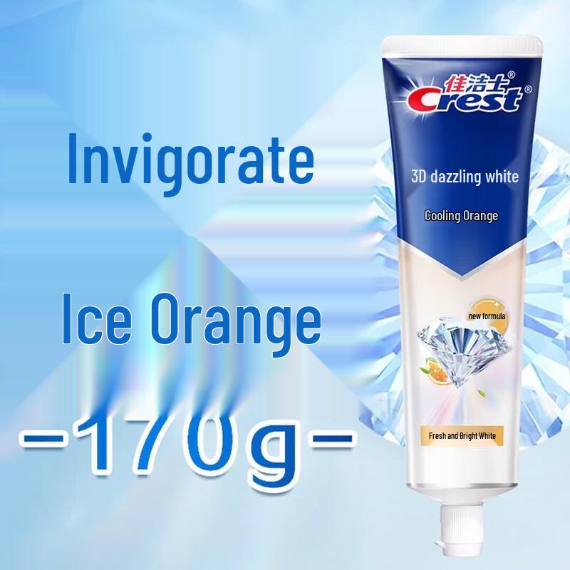 Crest 3D White Ice Orange Toothpaste