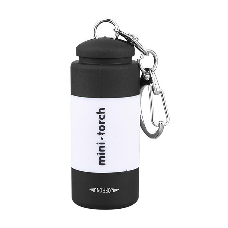 Mini Keychain Pocket Torch Usb Rechargeable Led Light Flashlight Lamp Waterproof Keychain Light For Outdoor Camping Hiking