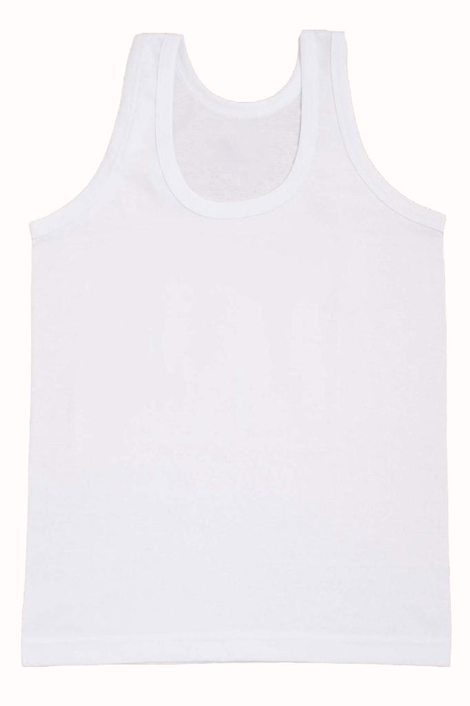 Классическая хлопчатобумажная майка на бретельках из 6 предметов для мальчика. Экономичная майка.