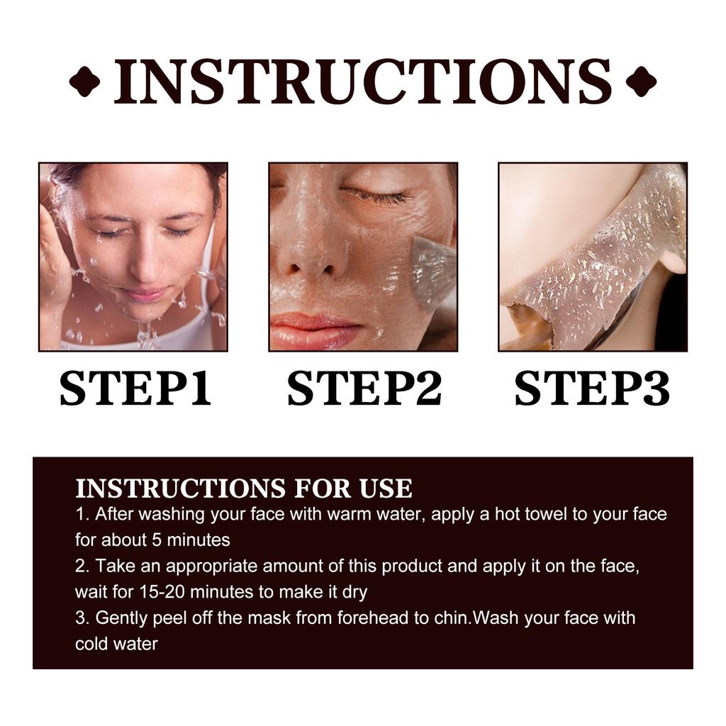 Маска из черного чая очищает поры и деликатные поры, осветляет цвет кожи, подходит для всех типов кожи