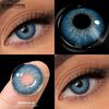 Eyeshare 1 пара голубых контактных линз для глаз, натуральные цветные контактные линзы для голубых глаз, модные контактные линзы, годовые зеленые зрачки