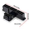Адаптер-кабель питания для видеокарты PCIE ATX3.0, 12+4Pin, угловой разъем 180 градусов, разъем питания GPU 12VHPWR, 600 Вт