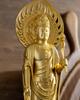 Статуя Будды Каннон Бодхисаттва 36 см буддийский Хидеун Макита оригинальная модель Сингон Риндзай Такаока медная посуда St. (позолоченный/24К золото) скульптор _