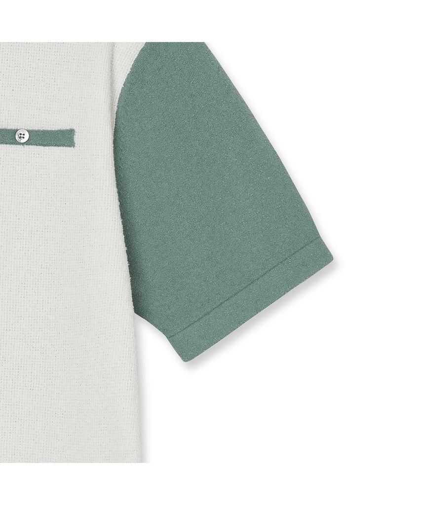 IOLO Two-Tone Retro Shirt_White