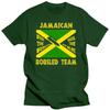 Black t shirt for male summer brand tee-shirt Cool Runnings Jamaica Bobsled Team Feel Rhythm Feel Rhyme Flag Funny T-Shirt