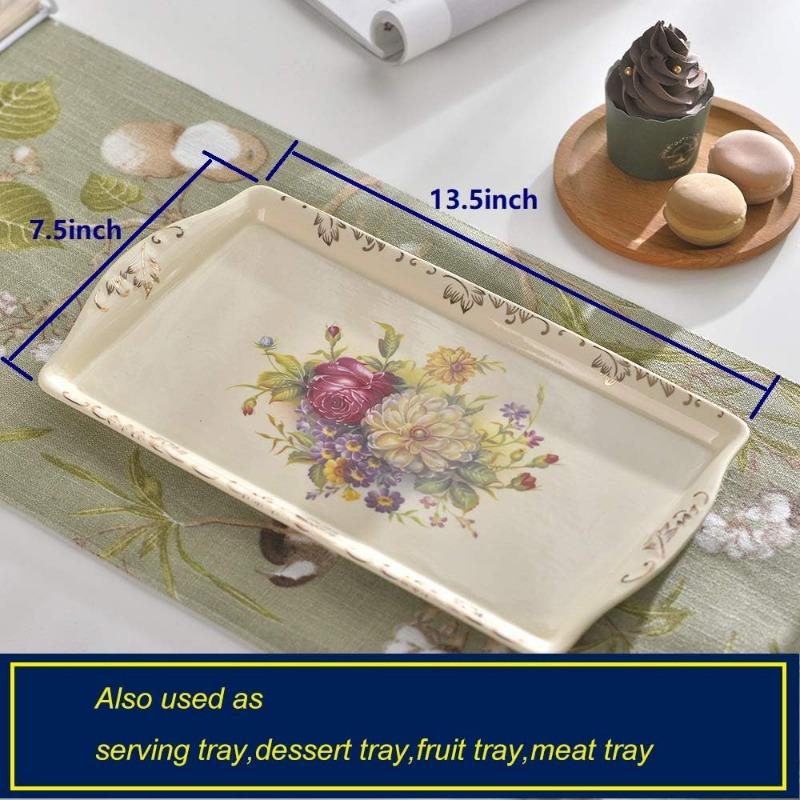 Фарфоровый чайный сервиз, Винтажный чайник и чашки с цветущими кустарниками для чаепития, Подарки на день рождения для мамы, взрослых женщин, свадьбу