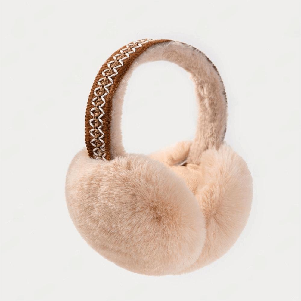 Winter Warm Folding Ear Warmer Thickened Faux Fur Ear-Muffs For Women Men Outdoor