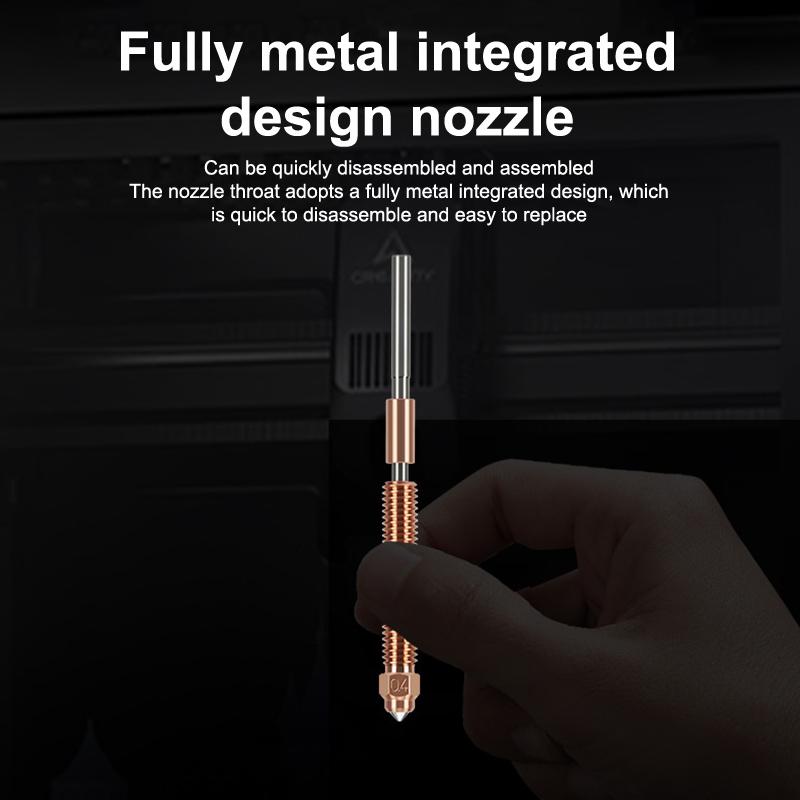 For Creality K2 Plus Nozzle Quick-Swap Nozzle Kit Hardened Steel Nozzle All-Metal High-Flow Printing For Creality 3D Printers
