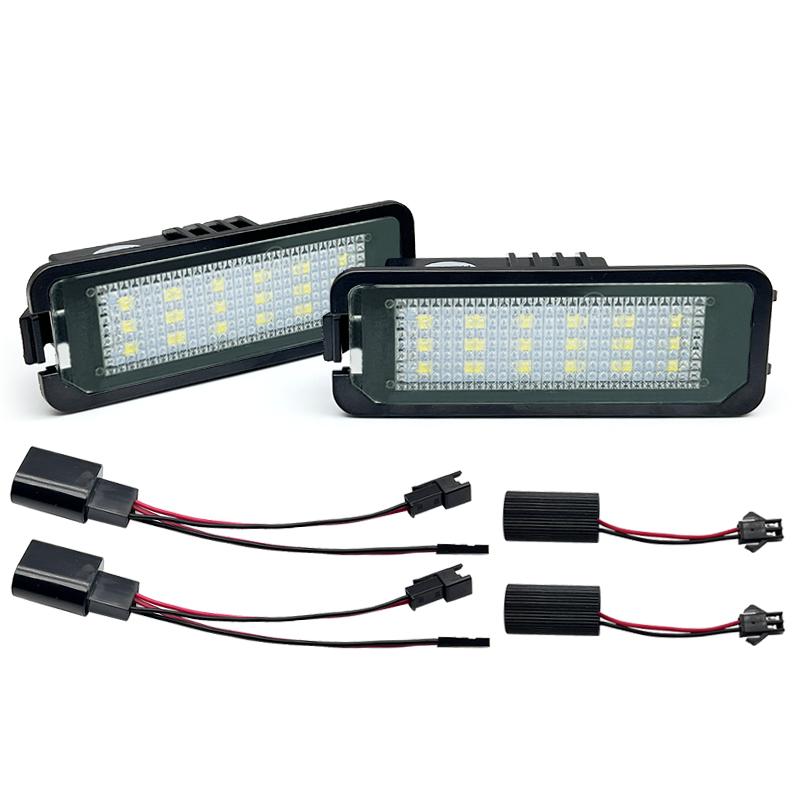 Vshgm2 Светодиодный фонарь номерного знака Для Seat Altea Exeo Ibiza Leon Toledo Для VW T-Roc Phaeton Rabbit Scirocco Golf 4/5/6/7 Skoda Superb