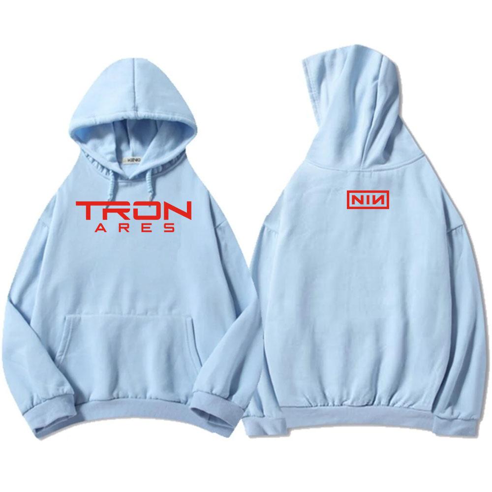 Nine Inch Nails Tron Ares Hoodies Fashion Band Album Graphic Print Sweatshirts Hooded Long Sleeve Male Sudaderas Winter Men Tops