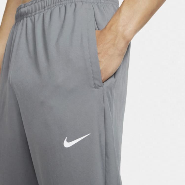 Nike Мужские серые беговые штаны Dri Fit DD4895-084