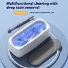 Portable Ultrasonic Cleaning Machine Ultrasonic Glasses Cleaner USB Fully Automatic Blue Light EyewearJewelry Clean Machine