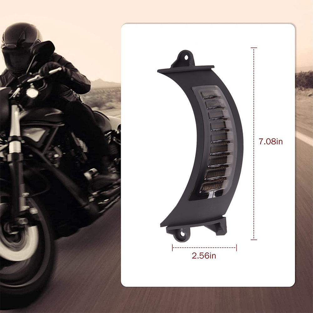 Для мотоцикла Road Glide 2015 2016 2017 2018 2019 2020 мотоциклетные янтарные / белые светодиодные фонари указателя поворота