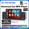 Car Radio 1 Din CarPlay Android Auto Multimedia Player Bluetooth MirrorLink FM Receiver For Volkswagen Nissan Toyota