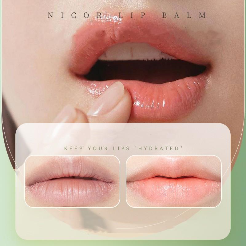 Nicor Noko Yafan Lip Balm Essential Увлажняющий бальзам для губ Осветляет линии губ Уход за губами против высыхания