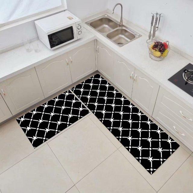 Kitchen Mat Hallway Corridor Bedroom Living Room Long Rug Decoration Floor Carpet Balcony Bathroom Anti -Slip Entrance Doormat
