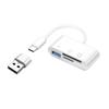 3 in 1 USB/Type C Multifunction Card Reader OTG SD TF Cards USB Memory Cards Reader Converter for MacBook Laptop Samsung