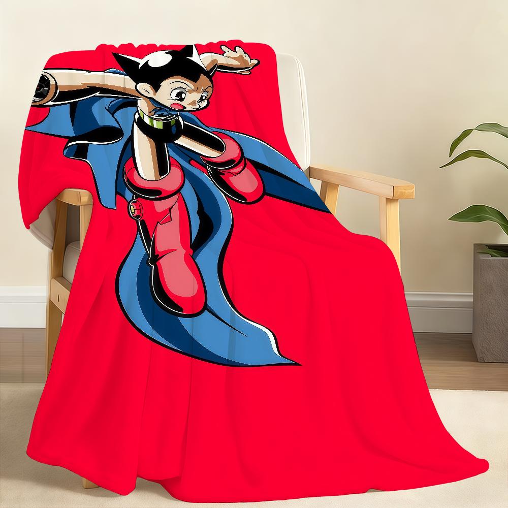 Classic Anime A Astro B BoyS Cute Blanket Soft Throw Blanket for Home Bedroom Bed Sofa Picnic Travel Office Rest Blanket Gift
